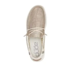Wally Break Stitch - Khaki -Shoe Trend Shop 110791010 WALLY LINEN NATURAL KHAKI 06 5ea506b0 4e34 4173 893b edd387e1fc3c