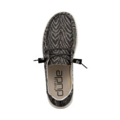 Wendy Woven - Zebra Black Stripe 11 Wendy Woven - Zebra Black Stripe -Shoe Trend Shop 121414740 WENDY ZEBRA BLACK STRIPE LEFT 6