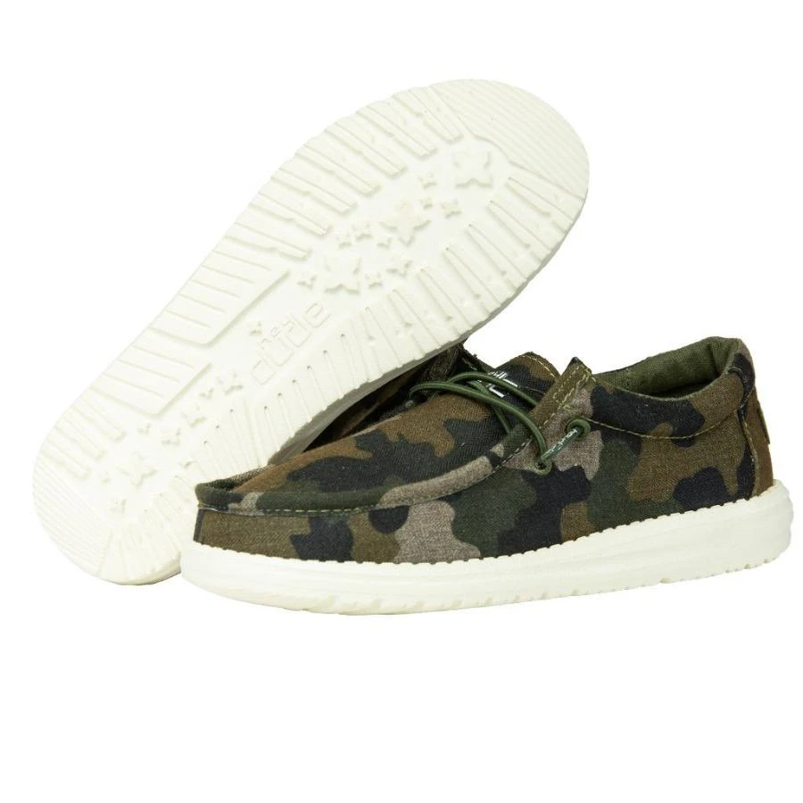 Heydude Hey Dude Wally Linen Camo 3 Heydude Hey Dude Wally Linen Camo - Image 3