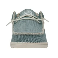 Wally Braided - Aqua 9 Wally Braided - Aqua -Shoe Trend Shop 40003 449 WALLYBRAIDED AQUA LEFTFRONT