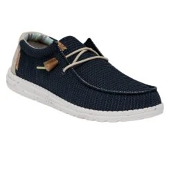 Heydude Hey Dude Men's Wally Eco Sox Orion Blue 12 Heydude Hey Dude Men's Wally Eco Sox Orion Blue -Shoe Trend Shop 40008 4MT WALLYSTRETCH ORIONBLUE RIGHTANGLE