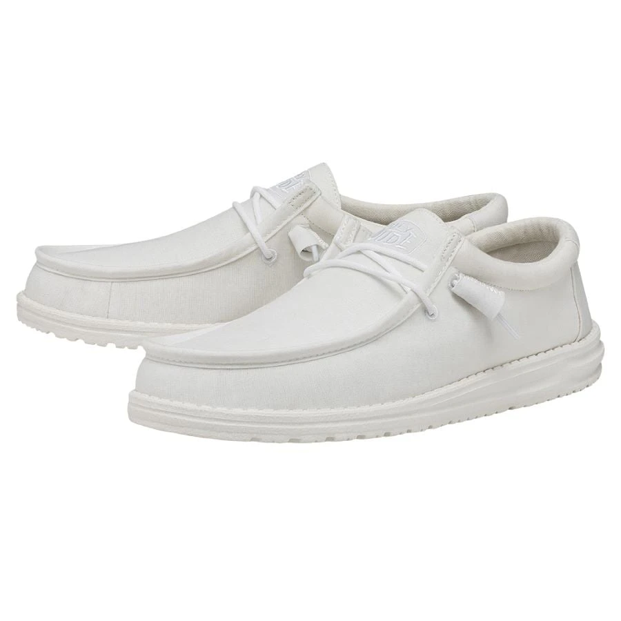 Wally Slub Canvas - White 2 Wally Slub Canvas - White - Image 2
