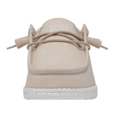 Wally Slub Canvas - Natural 9 Wally Slub Canvas - Natural -Shoe Trend Shop 40009 106 WALLYSLUBCANVAS NATURAL LEFTFRONT