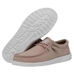 Wally Slub Canvas - Tan 8 Wally Slub Canvas - Tan -Shoe Trend Shop 40009 265 WALLYSLUBCANVAS TAN PAIRBOTTOM