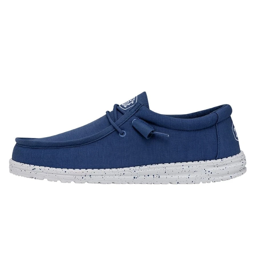 Wally Slub Canvas - True Blue 1 Wally Slub Canvas - True Blue
