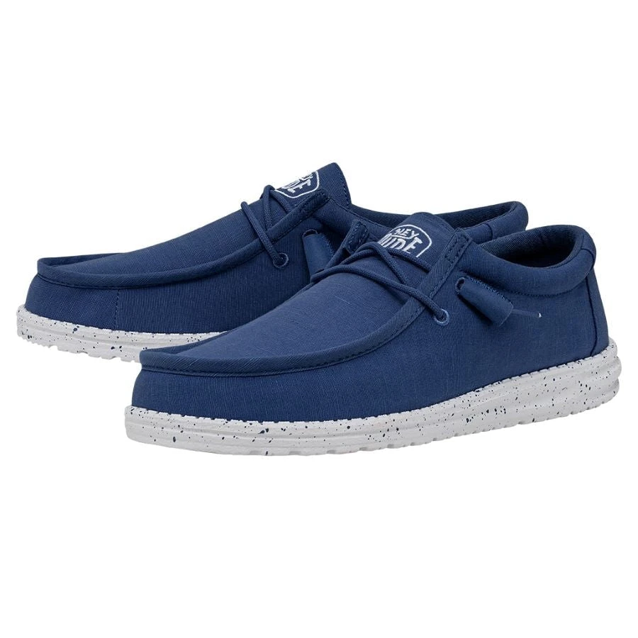 Wally Slub Canvas - True Blue 2 Wally Slub Canvas - True Blue - Image 2