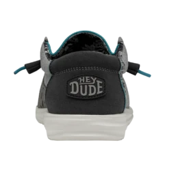 Heydude HEY DUDE WALLY H20 GRAPHITE -Shoe Trend Shop 40013 014 WALLYH2O GRAPHITE RIGHTBACK