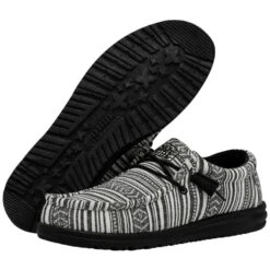 Wally Serape - Black Gravel -Shoe Trend Shop 40017 0YB WALLY SERAPE BLACK GRAVEL LEFT 3