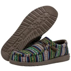 Wally Serape - Blue Canyon -Shoe Trend Shop 40017 9BK WALLY SERAPE BLUE CANYON LEFT 3