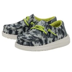 Shoe Trend Shop -Shoe Trend Shop 40028 425 WALLYTODDLERCAMODINO BLUE PAIRSIDE