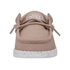 Wally Toddler Slub Canvas - Tan 9 Wally Toddler Slub Canvas - Tan -Shoe Trend Shop 40029 265 WALLYTODDLERSLUBCANVAS TAN LEFTFRONT
