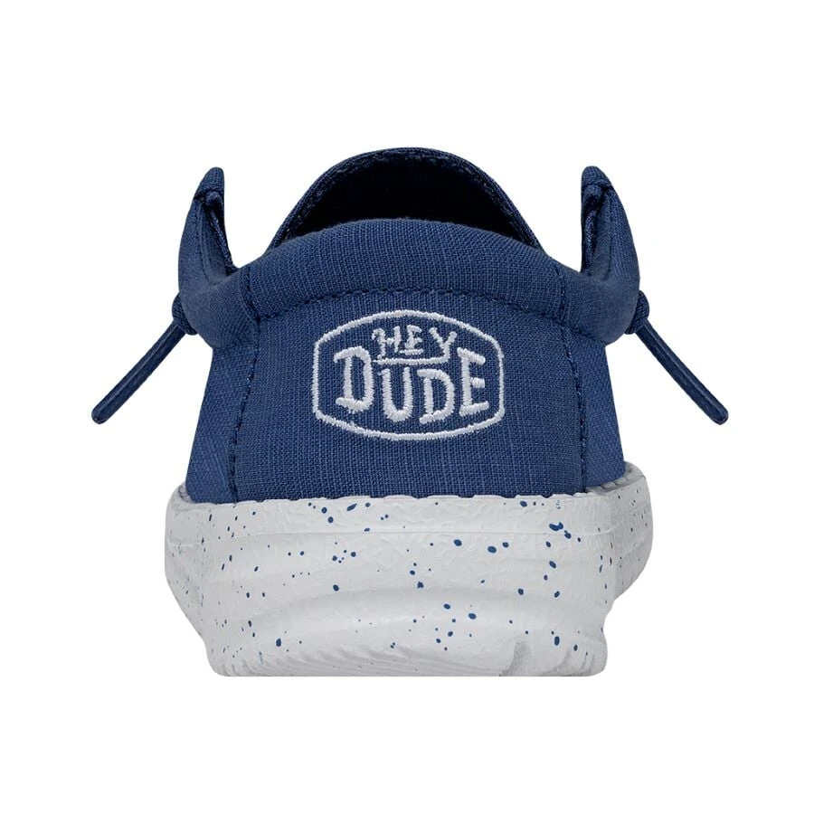 Wally Toddler Slub Canvas - True Blue 5 Wally Toddler Slub Canvas - True Blue - Image 5