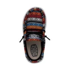 Wally Toddler Serape - Desert Horizon -Shoe Trend Shop 40032 9BR WALLYTODDLERSERAPE DESERTHORIZON LEFTTOP