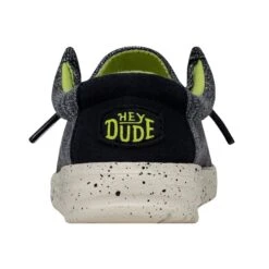 Wally Toddler Stretch - Navy Speckle 10 Wally Toddler Stretch - Navy Speckle -Shoe Trend Shop 40035 4MP WALLYTODDLERSTRETCH NAVYSPECKLE LEFTBACK