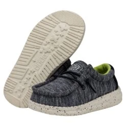 Wally Toddler Stretch - Navy Speckle 8 Wally Toddler Stretch - Navy Speckle -Shoe Trend Shop 40035 4MP WALLYTODDLERSTRETCH NAVYSPECKLE PAIRBOTTOM