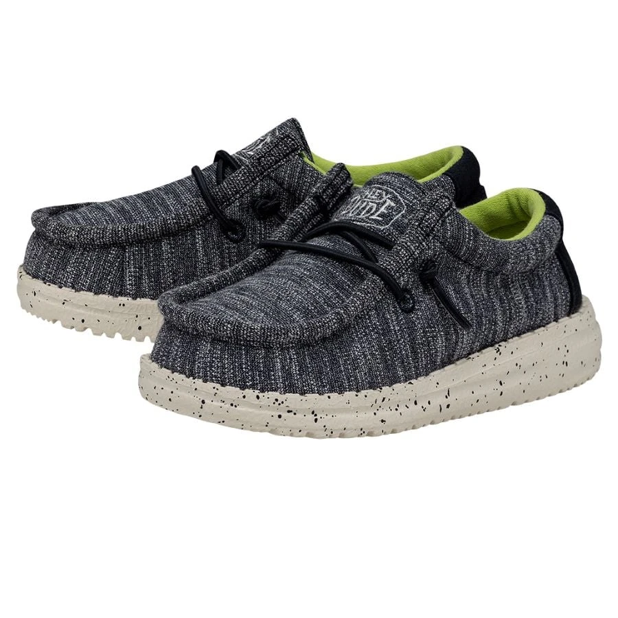 Wally Toddler Stretch - Navy Speckle 2 Wally Toddler Stretch - Navy Speckle - Image 2