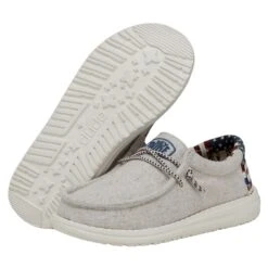 Wally Youth - Off White Patriotic 8 Wally Youth - Off White Patriotic -Shoe Trend Shop 40040 1K1 WALLYYOUTH OFFWHITEPATRIOTIC PAIRBOTTOM