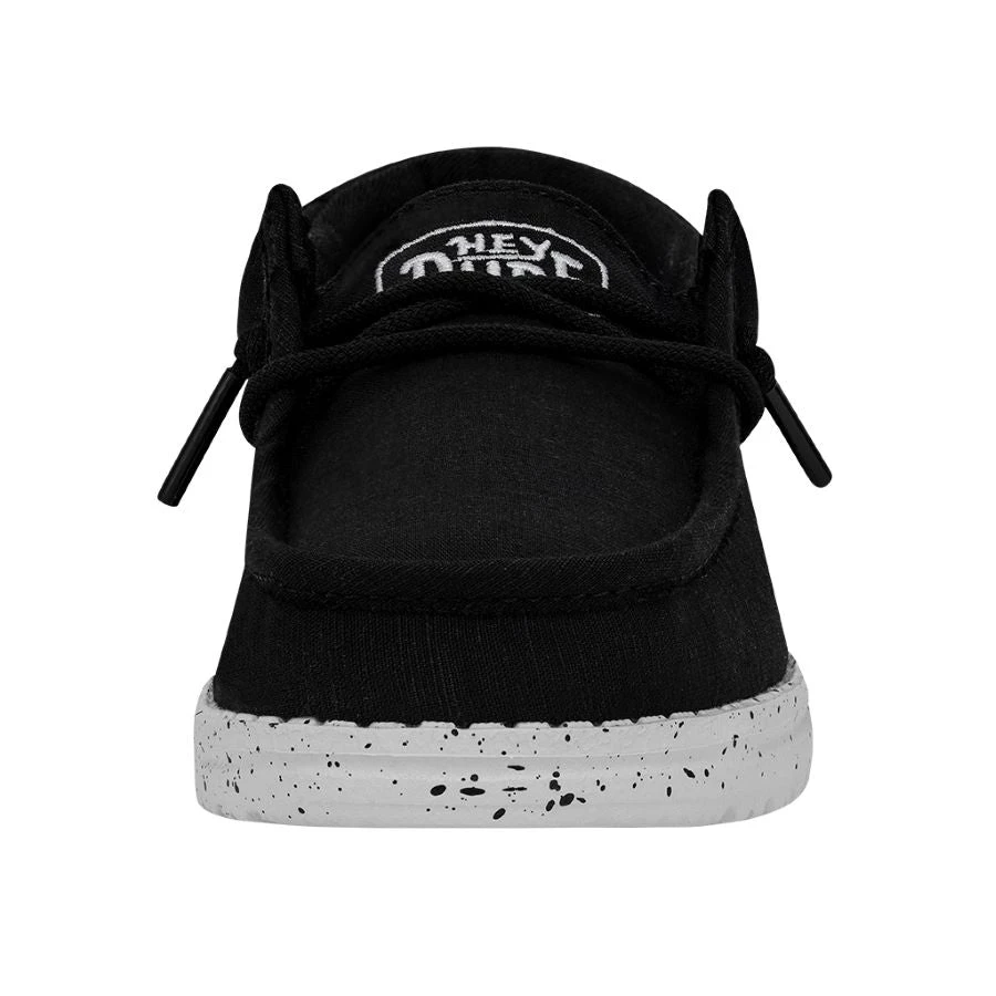 Wally Youth Slub Canvas - Black 4 Wally Youth Slub Canvas - Black - Image 4