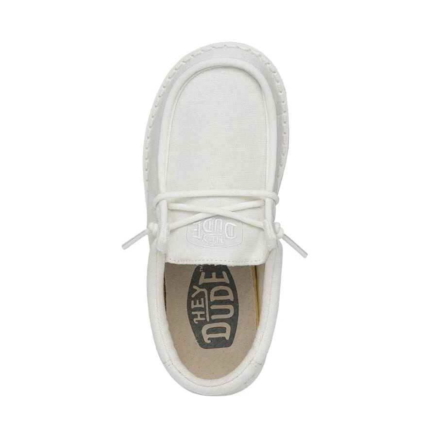 Wally Youth Slub Canvas - White 6 Wally Youth Slub Canvas - White - Image 6