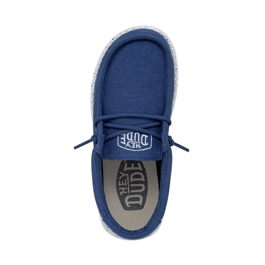 Wally Youth Slub Canvas - True Blue 6 Wally Youth Slub Canvas - True Blue - Image 6