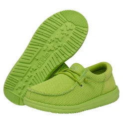 Heydude Hey Dude Wally Youth Funk Mono Volt -Shoe Trend Shop 40045 4NK WALLYYOUTHFUNKMONO VOLT PAIRBOTTOM