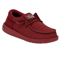 Heydude Hey Dude Youth Wally Funk Mono Red 10 Heydude Hey Dude Youth Wally Funk Mono Red -Shoe Trend Shop 40045 610 WALLYYOUTHFUNKMONO RED RIGHTANGLE