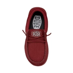 Heydude Hey Dude Youth Wally Funk Mono Red 13 Heydude Hey Dude Youth Wally Funk Mono Red -Shoe Trend Shop 40045 610 WALLYYOUTHFUNKMONO RED RIGHTTOP