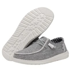 Wendy Boho Stitch - White Melange 8 Wendy Boho Stitch - White Melange -Shoe Trend Shop 40057 1JD WENDYBOHOSTITCH WHITEMELANGE PAIRBOTTOM