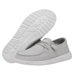 Wendy Slub Canvas - Light Grey 8 Wendy Slub Canvas - Light Grey -Shoe Trend Shop 40063 007 WENDYSLUBCANVAS LIGHTGREY PAIRBOTTOM