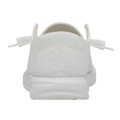 Wendy Slub Canvas - White -Shoe Trend Shop 40063 100 WENDY SLUB CANVAS WHITE LEFT 5