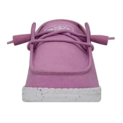 Wendy Slub Canvas - Violet -Shoe Trend Shop 40063 508 WENDYSLUBCANVAS VIOLET LEFTFRONT