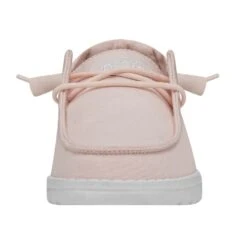 Wendy Slub Canvas - Pink -Shoe Trend Shop 40063 680 WENDYSLUBCANVAS PINK LEFTFRONT