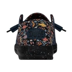 Wendy Funk Slub Blanket - Midnight Rain 10 Wendy Funk Slub Blanket - Midnight Rain -Shoe Trend Shop 40066 4MK WENDYFUNKSLUBBLANKET MIDNIGHTRAIN LEFTBACK