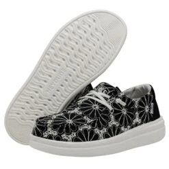 Wendy Rise Eyelet - Black -Shoe Trend Shop 40075 001 WENDY RISE EYELET BLACK LEFT 3