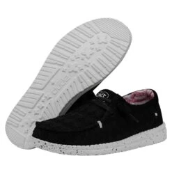 Wendy Stretch Boho Fleur - Crow 8 Wendy Stretch Boho Fleur - Crow -Shoe Trend Shop 40082 0YP WENDYSTRETCHBOHOFLUER CROW PAIRBOTTOM