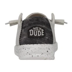 Heydude Hey Dude Wendy Woven Light Grey -Shoe Trend Shop 40098 007 WENDYWOVEN LIGHTGREY LEFTBACK