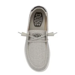 Heydude Hey Dude Wendy Woven Light Grey -Shoe Trend Shop 40098 007 WENDYWOVEN LIGHTGREY RIGHTTOP