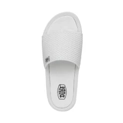 Chandler Knit - White Silver 11 Chandler Knit - White Silver -Shoe Trend Shop 40114 1LD CHANDLERKNIT WHITESILVER LEFTTOP