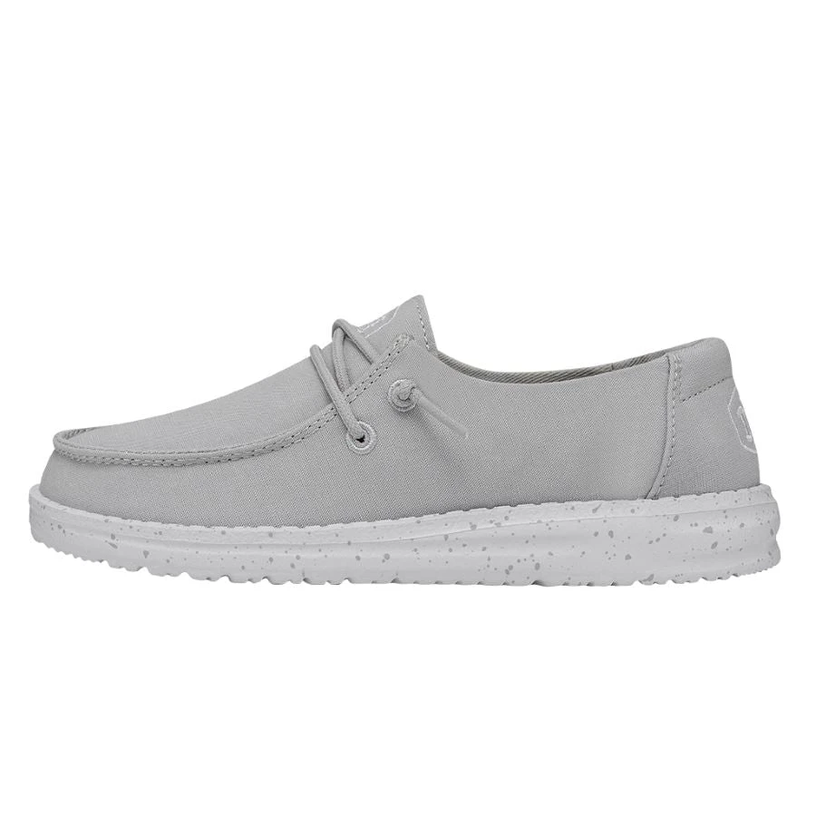 Wendy Youth Slub Canvas - Light Grey 1 Wendy Youth Slub Canvas - Light Grey