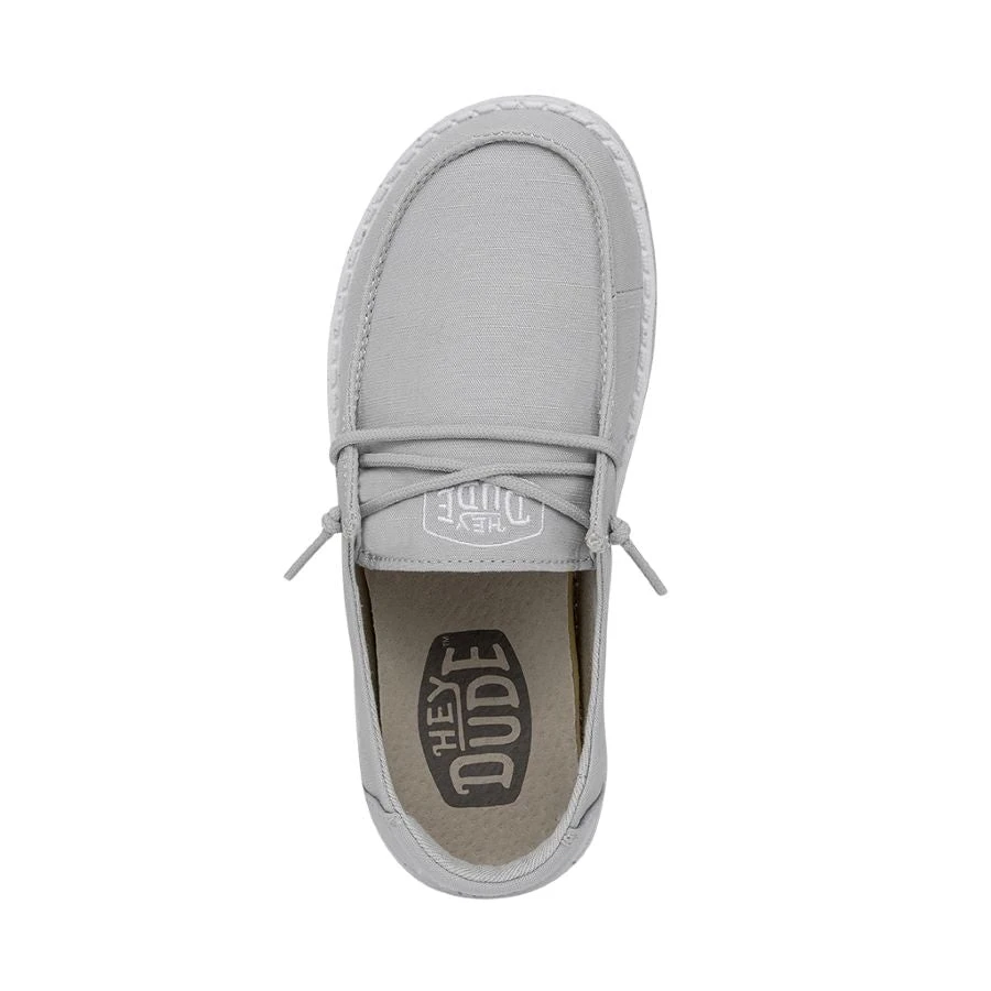 Wendy Youth Slub Canvas - Light Grey 6 Wendy Youth Slub Canvas - Light Grey - Image 6