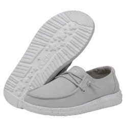 Wendy Youth Slub Canvas - Light Grey 8 Wendy Youth Slub Canvas - Light Grey -Shoe Trend Shop 40143 007 WENDYYOUTHSLUBCANVAS LIGHTGREY PAIRBOTTOM