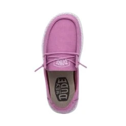 Wendy Youth Slub Canvas - Violet 11 Wendy Youth Slub Canvas - Violet -Shoe Trend Shop 40143 508 WENDY YOUTH SLUB CANVAS VIOLET LEFT 6