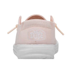 Wendy Youth Slub Canvas - Pink 10 Wendy Youth Slub Canvas - Pink -Shoe Trend Shop 40143 680 WENDY YOUTH SLUB CANVAS PINK LEFT 5
