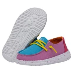 Wendy Toddler Slub Canvas - Color Block -Shoe Trend Shop 40144 9CI WENDYTODDLERSLUBCANVAS COLORBLOCK PAIRBOTTOM