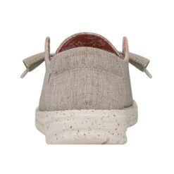 Wendy Chambray Wide - White Nut 10 Wendy Chambray Wide - White Nut -Shoe Trend Shop 40151 2BK WENDYCHAMBRAYWIDE WHITENUT LEFTBACK 2