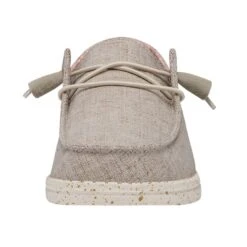 Wendy Chambray Wide - White Nut 9 Wendy Chambray Wide - White Nut -Shoe Trend Shop 40151 2BK WENDYCHAMBRAYWIDE WHITENUT LEFTFRONT