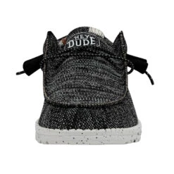 Wally Sox Stitch Wide - Black White -Shoe Trend Shop 40161 0YH WALLYSOXSTITCH BLACKWHITE LEFTFRONT 1