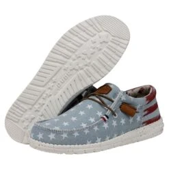 Wally Americana - Denim Star 9 Wally Americana - Denim Star -Shoe Trend Shop 40395 4NR WALLYAMERICANA DENIMSTAR PAIRBOTTOM 1