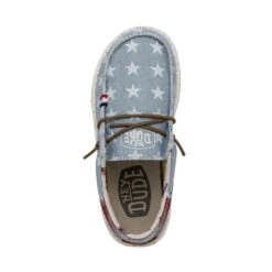 Wally Youth Americana - Denim Star 11 Wally Youth Americana - Denim Star -Shoe Trend Shop 40479 4NR WALLYAMERICANAYOUTH DENIMSTAR LEFTTOP