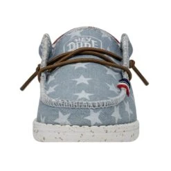 Wally Toddler Americana - Denim Star 9 Wally Toddler Americana - Denim Star -Shoe Trend Shop 40581 4NR WALLYAMERICANATODDLER DENIMSTAR LEFTFRONT